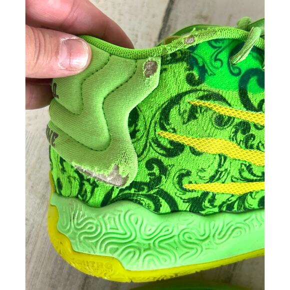 PUMA x LaMelo Ball MB.03 LaFrance Mens 11 Green Basketball Sneakers Athletic - Picture 7 of 10